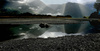 Dramatic Light on the Haast River by Pauline Smith, APSNZ