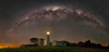 Tiritiri Matangi Lighthouse With Milky Way by Geoffrey Beals, APSNZ