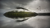 Misty Morn, Lake Paringa by Caroline Foster, LPSNZ